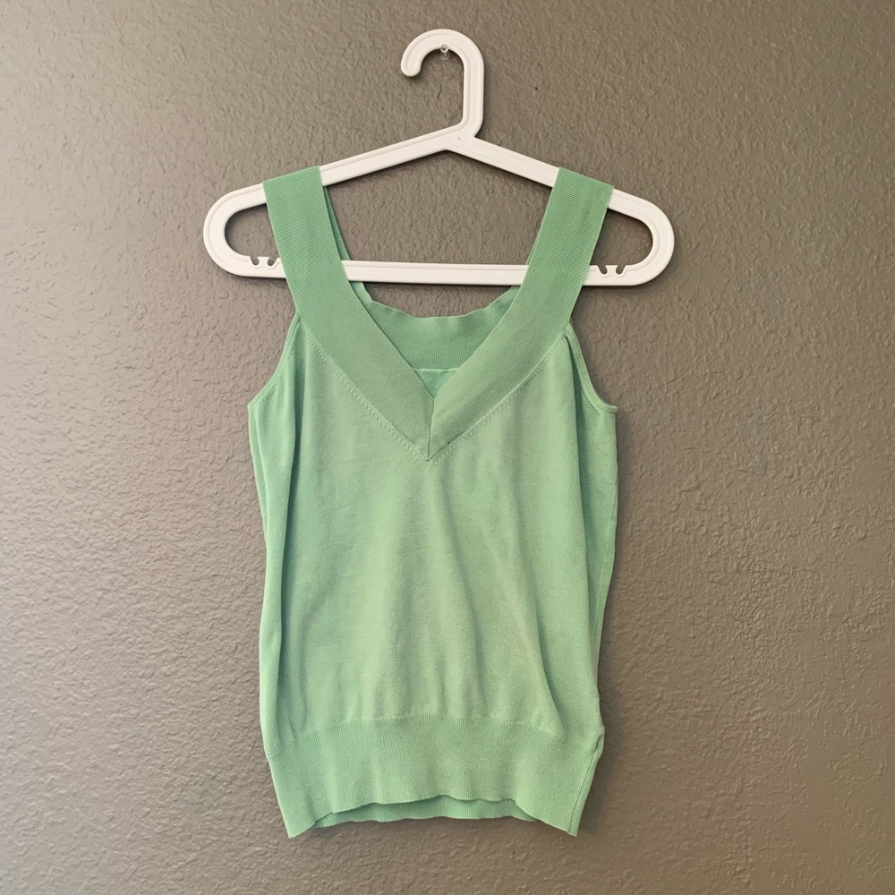 vintage green tank top